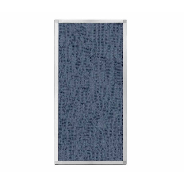 Hush Panel Configurable Cubicle Partition 2' x 4' Ocean Fabric